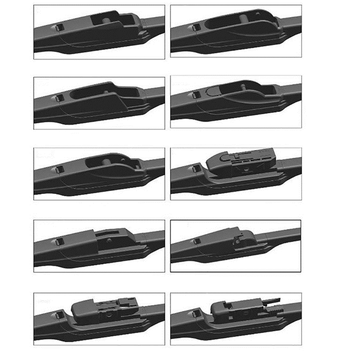 JJ Nieuw multifunctioneel achterwisserblad met 10 adapters